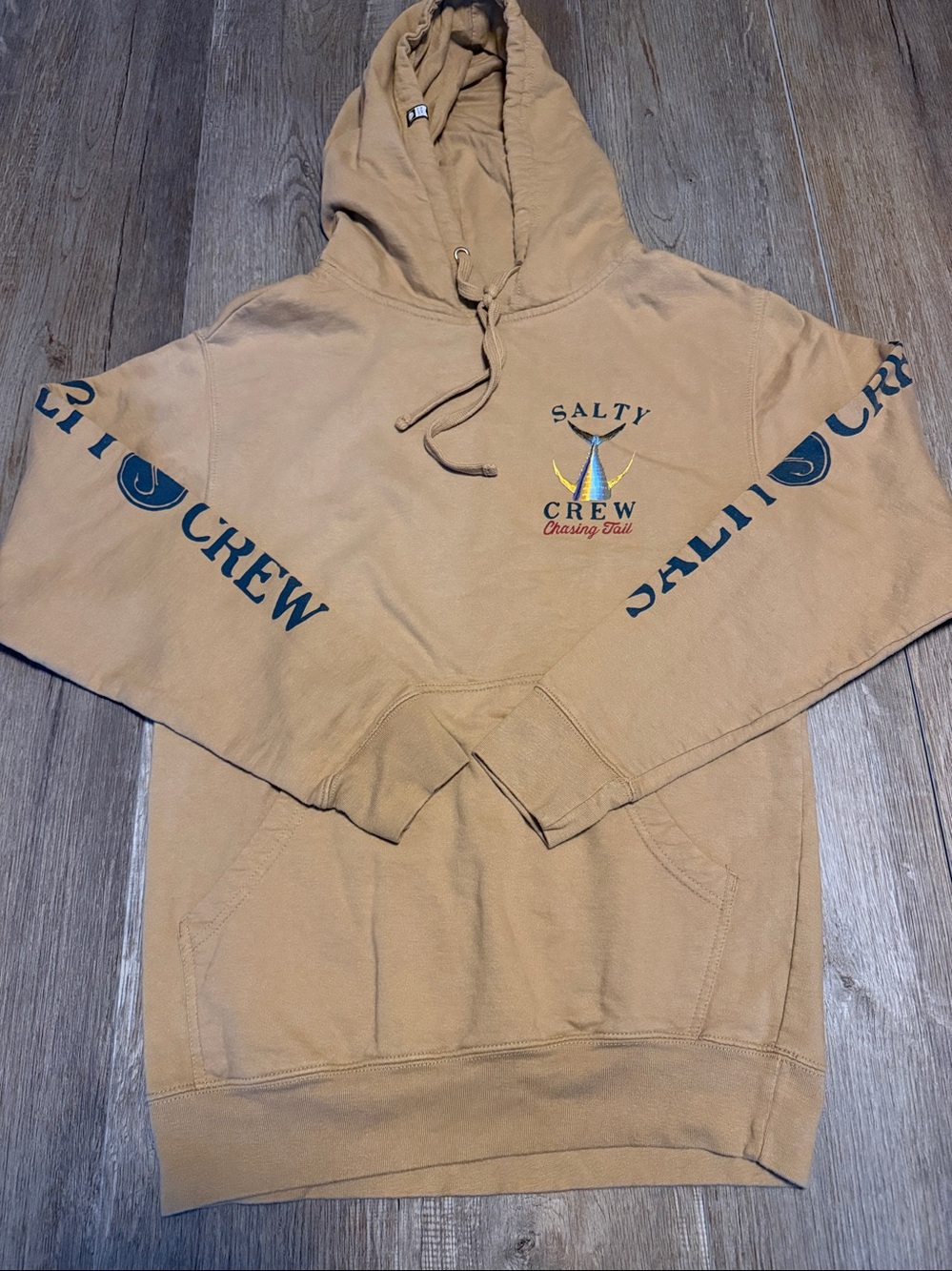 Salty Crew Men’s Tan Pullover Hoodie